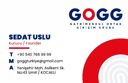 GOGG kartvizit ön yüz