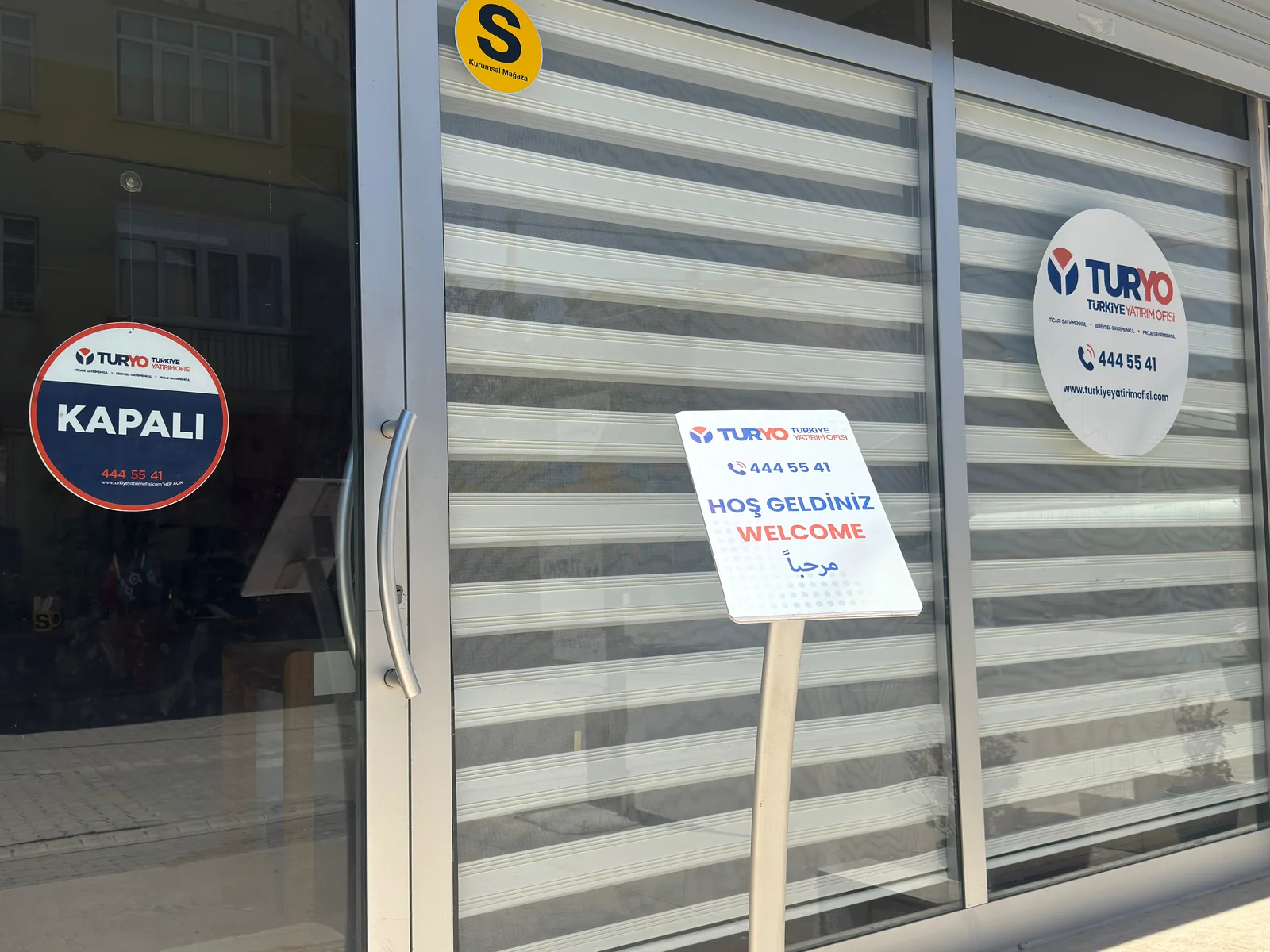 TURYO kapı tabelaları ve karşılama levhası