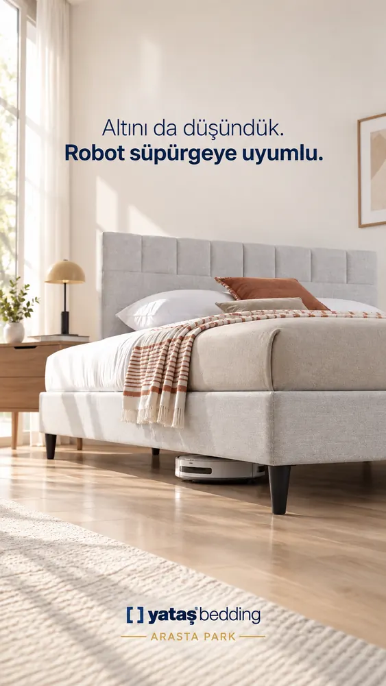 Altını da düşündük — robot süpürgeye uyumlu