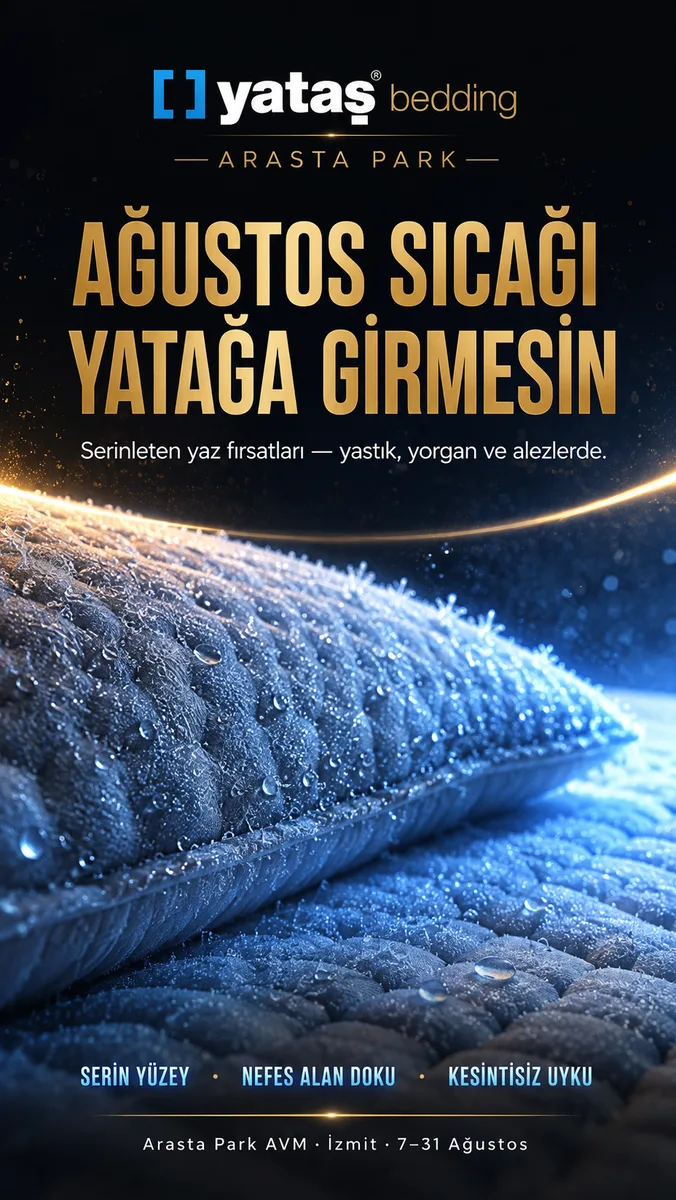 Ağustos sıcağı yatağa girmesin