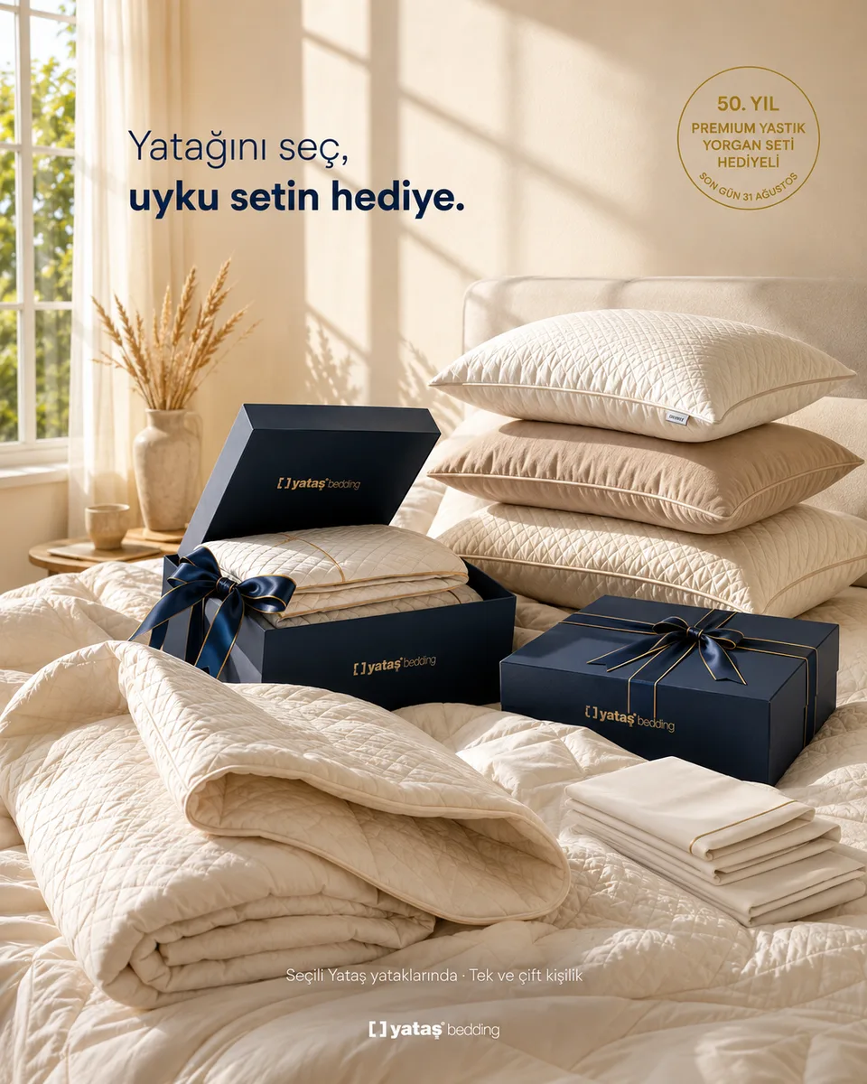 Yatağını seç, uyku setin hediye
